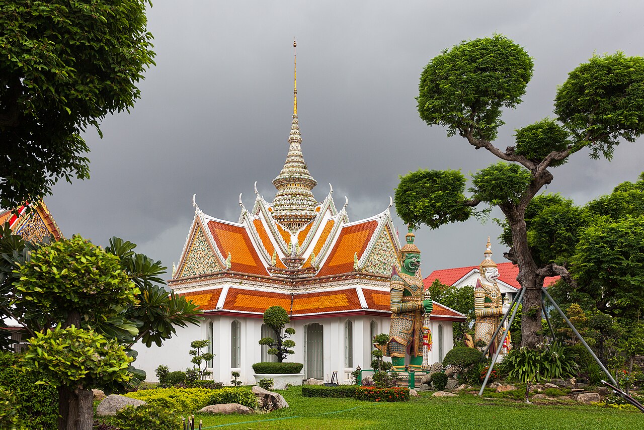 曼谷 Wat Arun 郑王庙建筑细节