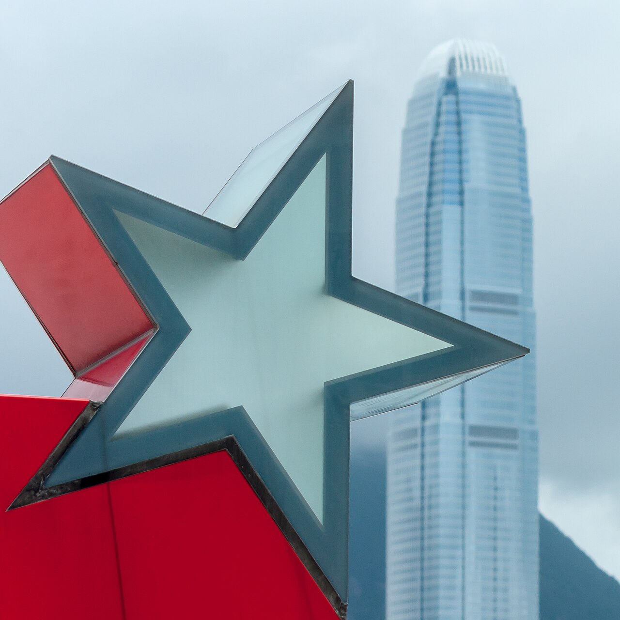 香港星光大道与维港海滨