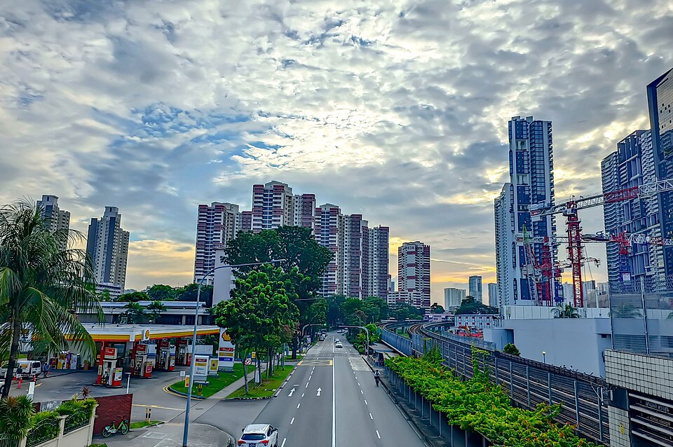 新加坡 Tiong Bahru 街区建筑与小店
